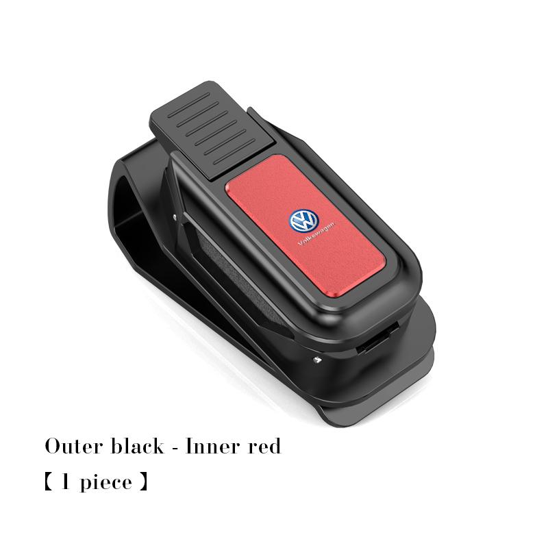 Car Visor Glasses Clip For Volkswagen VW GOLF 3 4 5 7 8 mk6 mk8 Tiguan Beetle Passat Polo Sunglasses Holder Storage Accessories zj1