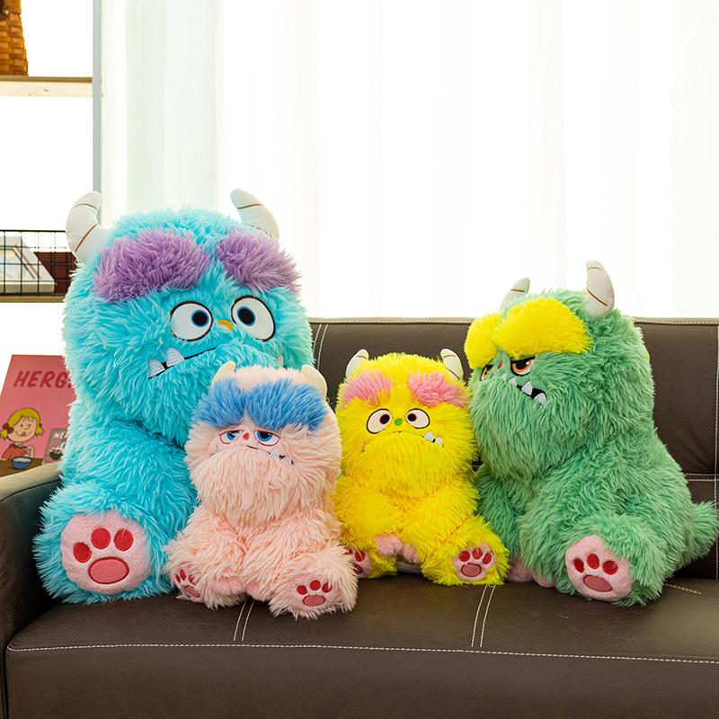 Новая уродливая милая длинноволосая кукла-монстр, плюшевая кукла, милая игрушка-монстр, подушка, подарок на день рождения