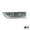 BSP563-1 Chrome 1.6 16V Badge Monogram Emblem 8200209130 Left Door Moulding Badge For Megane MK2 2002-2008, Scenic MK2 2003-2009