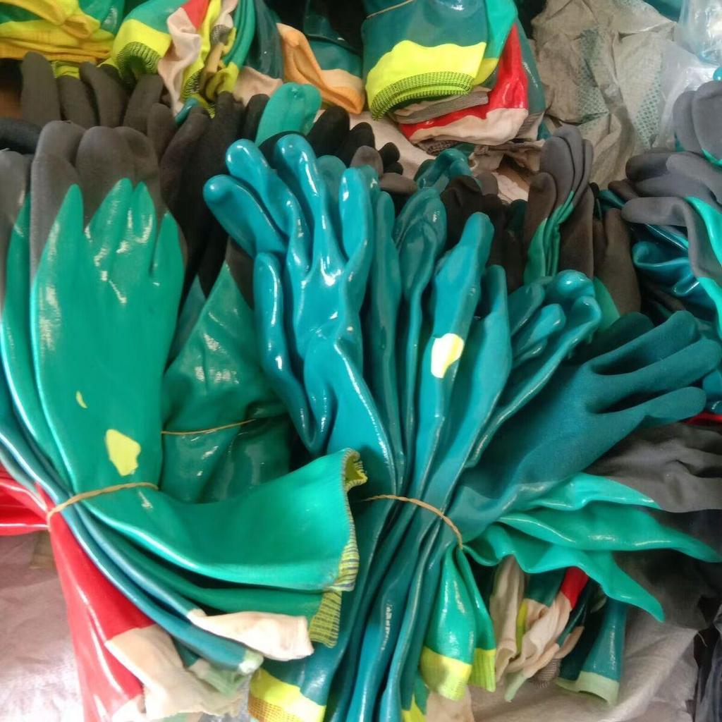 Устойчивые к порезам, противоскользящие, водонепроницаемые латексные перчатки для работы, строительства, рыбалки и садоводства