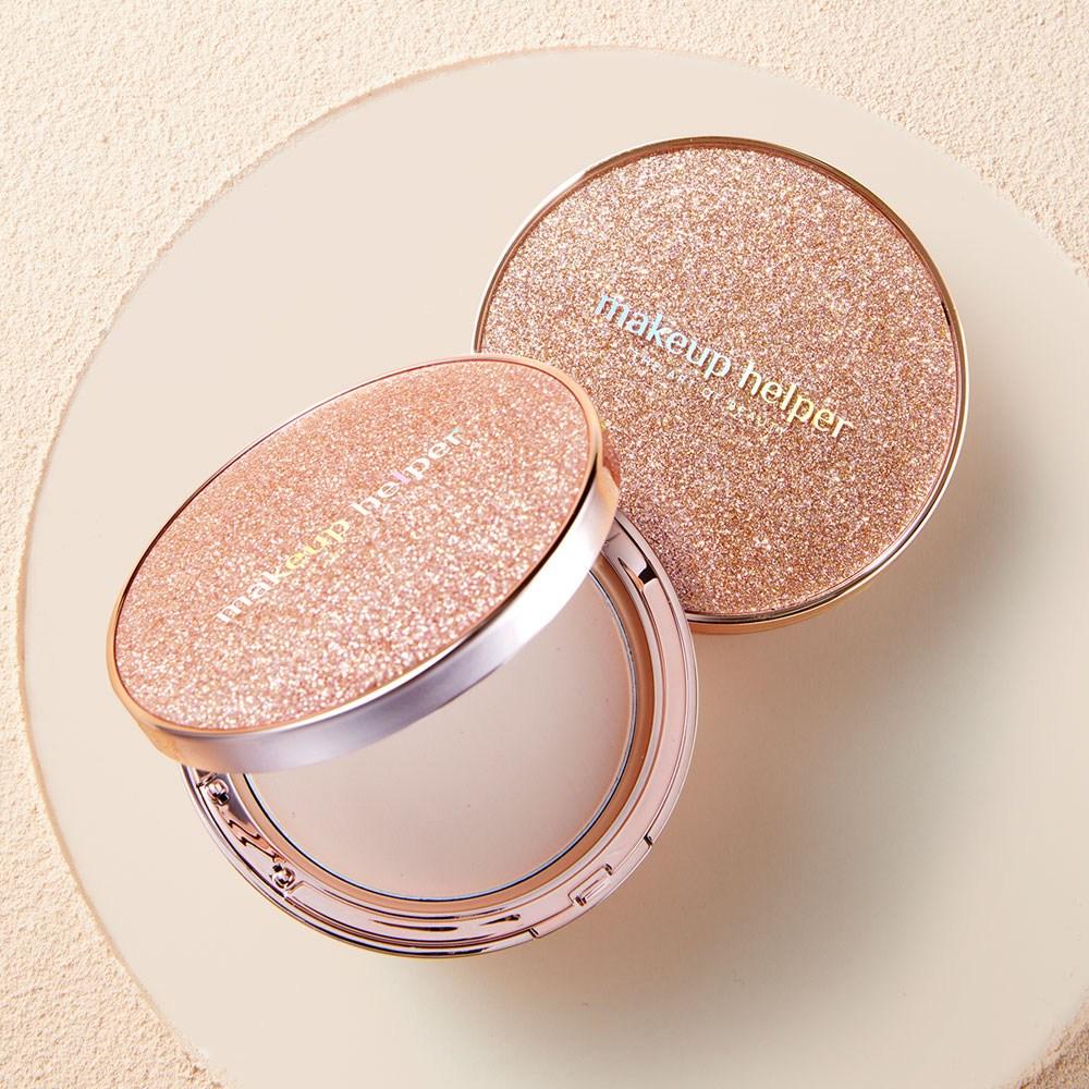 Makeup Helper Art Pact Original Professional Finish Rose Glitter Pact Powder 25 г, нет. 21 Натуральный бежевый, 1 шт.