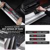 QDJ1  Car Door Threshold Scuff Plate Carbon Fiber Decals Stickers For Toyota RAV4 Corolla Camry Frontier Supra C-HR Hilux Tacoma Prado