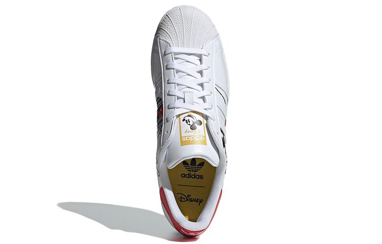 Superstar Disney x Superstar Adidas Originals 'Микки и Минни - Белый Ярко-красный' GW2248