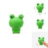 Soft Pvc Frog Squeeze Bath Toy For Baby Boys Girls Bathing Playtime Green Color