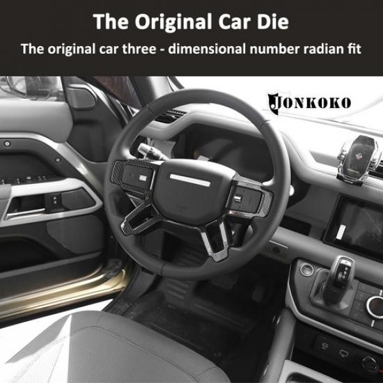 Steering Wheel Frame ABS Carbon Trim For Land Rover Defender 90 110 -2024