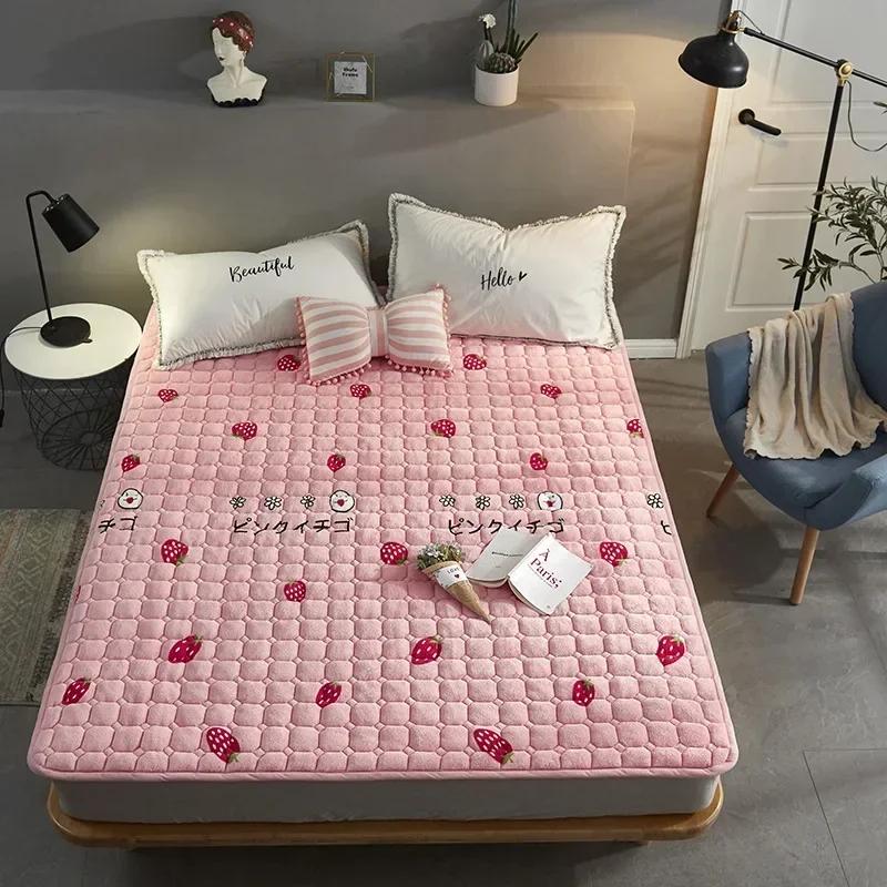 100% водонепроницаемые матрасы ультратонкий складной хлопковый матрас для кровати складной татами спальня отель для односпальной кровати двойной мульти двуспальная кровать размера «king-size»