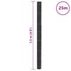 Vidaxl Agrowłóknina Antychwastowa, Czarna, 1,5X25 M, Pp