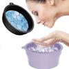 Портативная миска для ледяной ванны для лица для умывания, погружения лица, складной умывальник для ледяных процедур для лица, инструмент для ухода за кожей лица для дома, путешествий