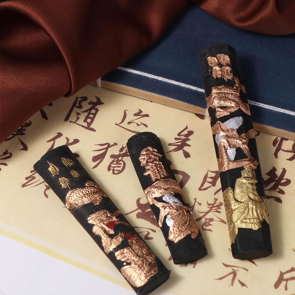 Writing Grinding Ink Block Professional Calligraphy Solid Ink Ancient Calligraphy Ink Stick  Artist