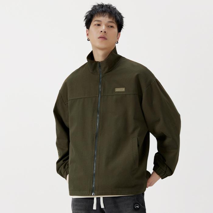 Американский модный бренд Army Green Casual Jacket Men's Loose Large Size Universal Flight Instructor Jacket Top Trendy
