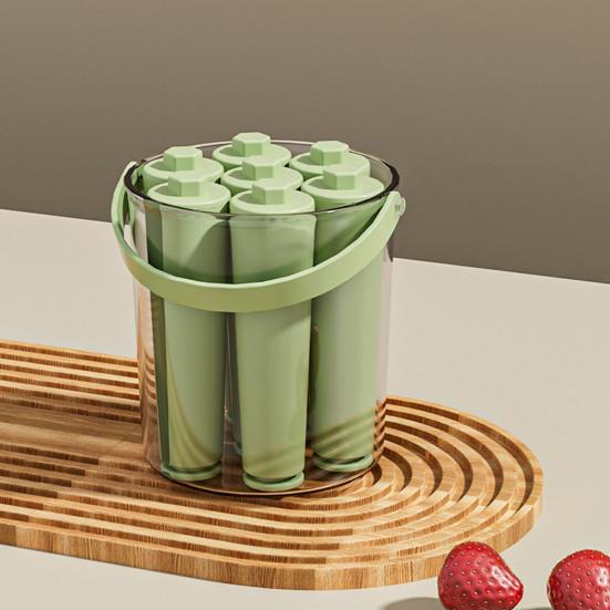 Long Ice Cube Tray, Cylindrical Ice Mold for Water Bottle, BPA-Free Flexible Freezer Tray for Cold Brew Coffee, Juice, Whiskey