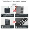 Электронный замок Tuya Bluetooth Fingerprint Padlock Цифровой замок для багажа APP Временный пароль Удаленно IP67 Декомпрессионные игрушки