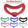 VR Face Cover для Meta Quest 3 Силиконовая маска для глаз Пот Пыленепроницаемая сменная силиконовая накладка для лица для Quest 3 VR Аксессуары