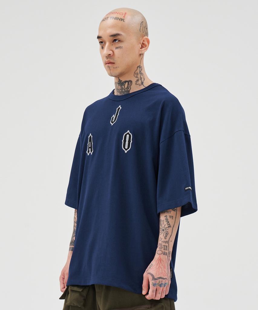 AJOBYAJO Diamond Logo T-Shirt [Navy]