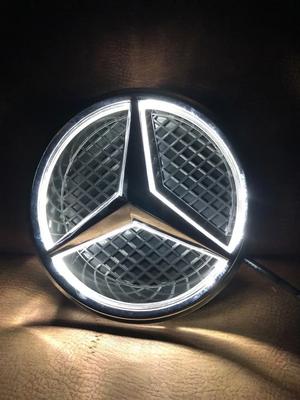 Для Mercedes Benz Декоративный Свет Для Mercedes Benz W204 C180 C200CGI C230 C260 Автомобиль Передняя Решетка Звезда Эмблема Светодиодная Подсветка L