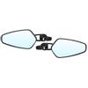1 Pair 7 8inch 22mm Universal Motorcycle Aluminum Handle Bar End Side Rear View Mirrors