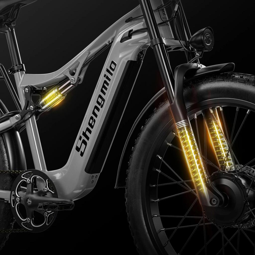 Shengmilo S600 Electric Bicycle 2000W48V17.5AH Electric Bike 26 Inch Fat Tires E-Bike For Adult Mountain Ebike