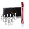 Pink Replace Needle Cartridge Screw Micro Needling Tattoo-Machine Silver  Microneedle Derma Rolling Nano