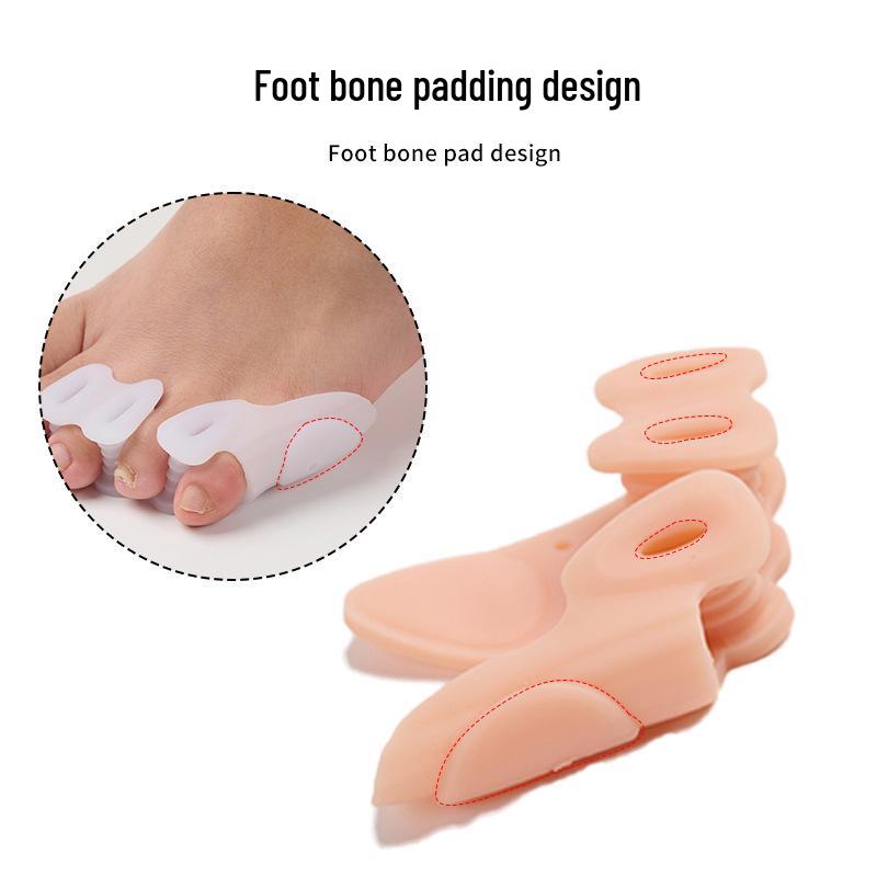 Silicone Little Toe Separator for Valgus/Varus Correction - Wearable in Shoes