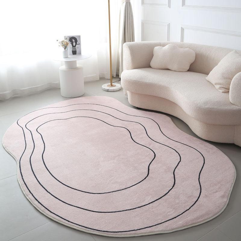 WTEMPO Необычный ковер для гостиной, напольный коврик для спальни, светлый роскошный ковер для одежды и головных уборов
