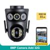 6K 12MP WiFi IP Camera Outdoor Triple Lens Three Screen 10X Zoom Panoramic View PTZ Security Cam Motion Detection 8MP Video Surveillance