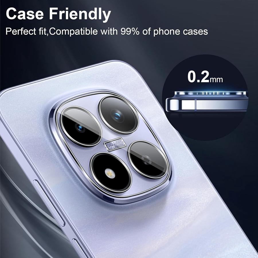 3 шт. Защитная пленка для камеры из закаленного стекла для Redmi Note 15 4G 5G Redmi Note 15 Pro 4G 5G Note 15 Pro+ Plus 5G Твердость 9H 3 шт. Redmi Note15