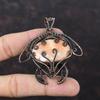 Scolecite Pendant Copper Wire Wrapped Pendant Tortoise Jewelry Handmade Gemstone Pendant Copper Wire Jewelry Birthstone Pendant Gift For Mom