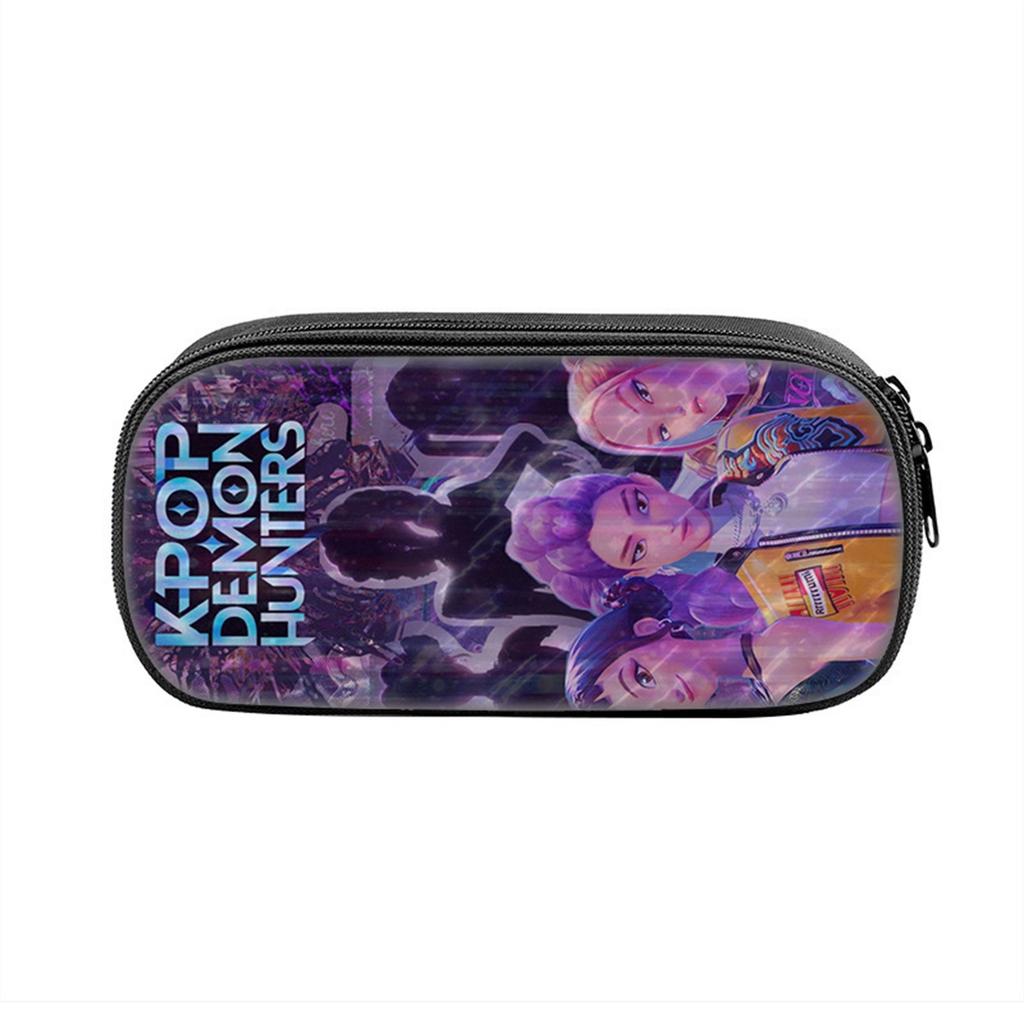Печатный пенал для канцелярских принадлежностей с принтом ведьм для девочек, для учеников начальной и средней школы