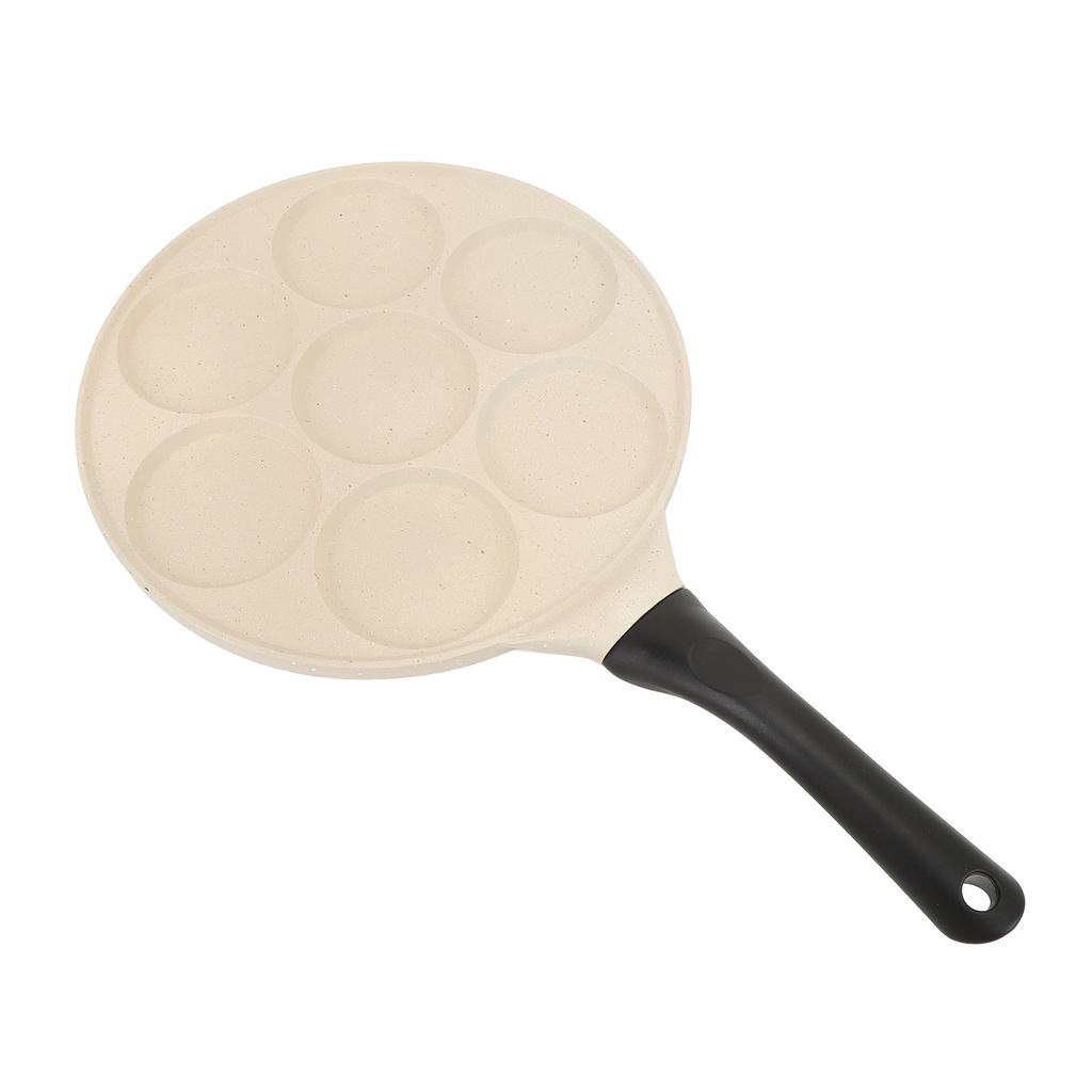 Сковорода для блинов из алюминиевого сплава с антипригарным покрытием и эргономичной ручкой для яиц, гамбургеров и завтраков