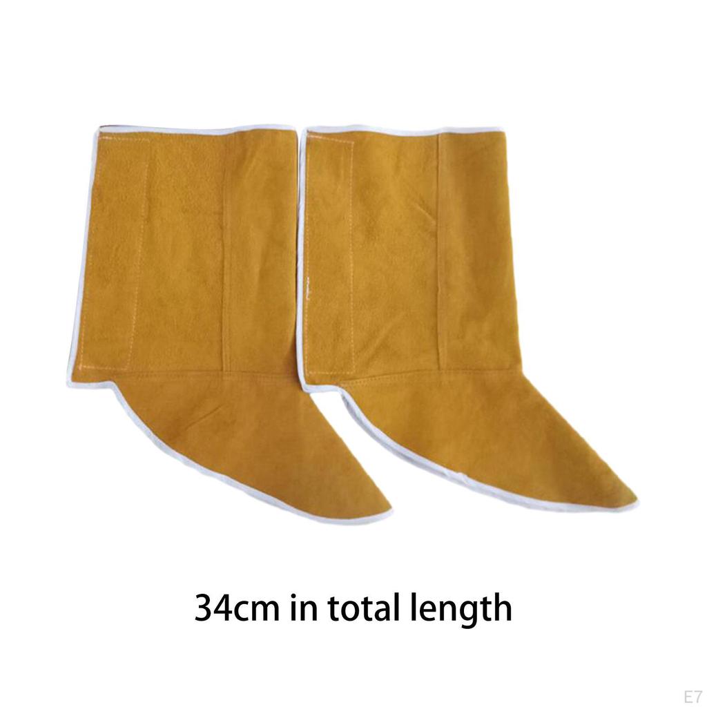 Чехлы для ботинок для сварки ног, защита ног, огнестойкие, антиискровые, прочные, 13,3 дюйма