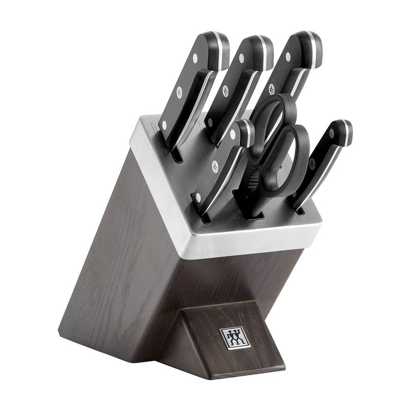 Henkel Zwilling GOURMET Self-Sharpening Knife Block Chocolate 7P (Tax Included)