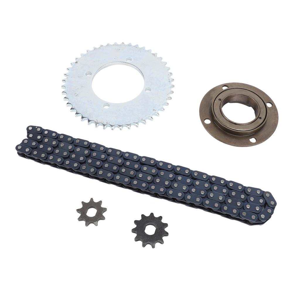 T8F Front and Rear Sprocket Chain Kit with 116 Links Chain 10mm 10TH 44T Rear Chain Sprocket Toothle