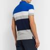 Polo Ralph Lauren Вышитое лого Small Pony Цветной блок Футболка поло с коротким рукавом Мужские футболки поло Синий Серый 710780947-002