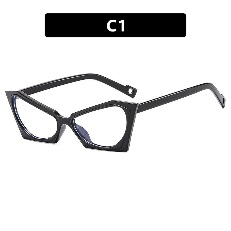 Anti-blue light personalized glasses frame European and American personality elegant niche glasses frame fashion trend versatile high-end flat mirror