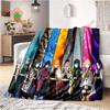 Японское аниме Demon Slayer Cartoon Plush Blanket Lightweight Home Sheet Sofa Cover Portable Travel warm blanket for all Seasons