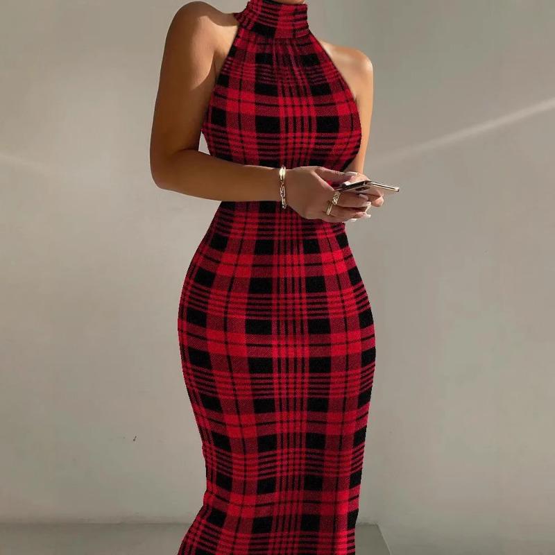 New Printed Sleeveless Dress