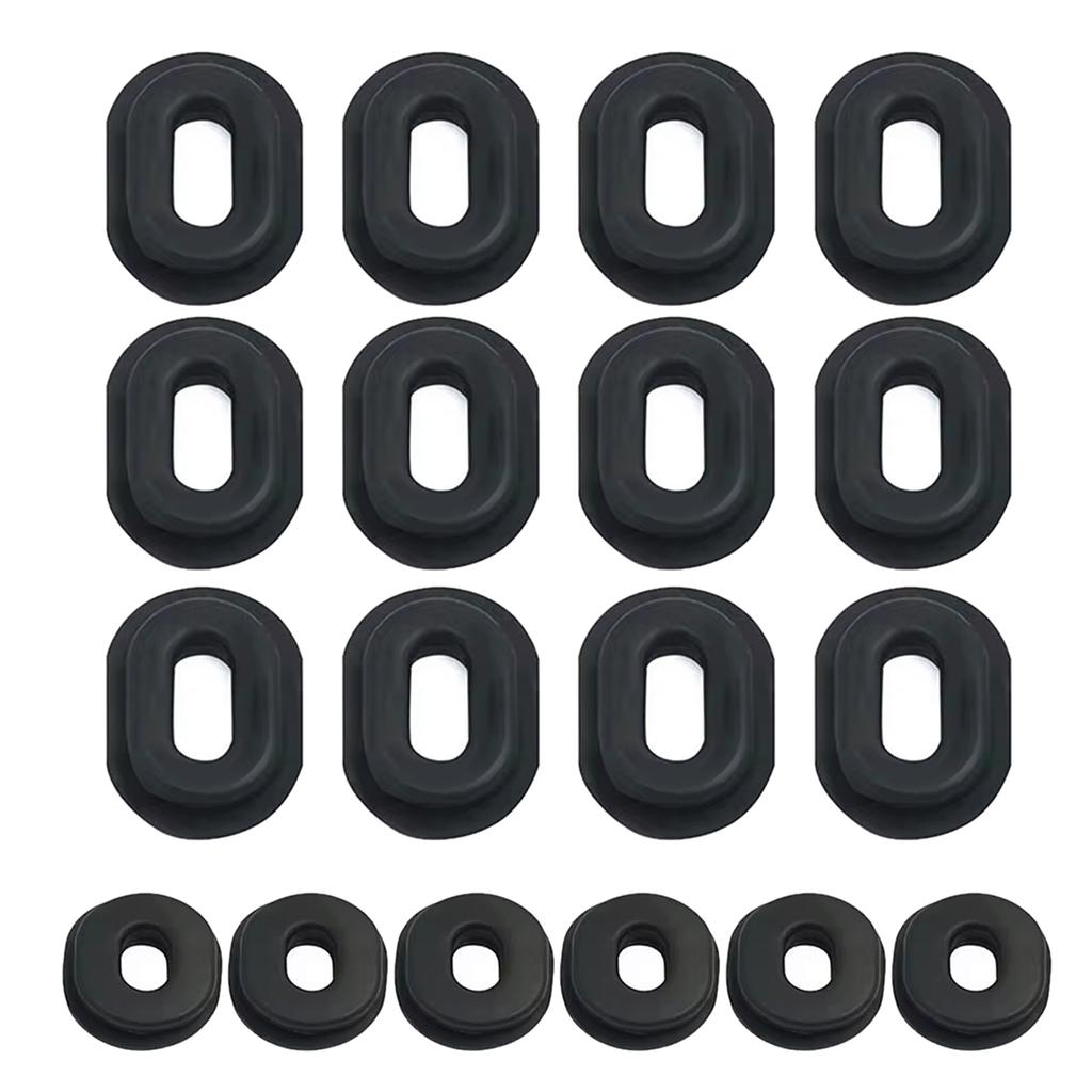 18 шт. Мотоциклетные резиновые накладки на кромку, износостойкая кромочная прокладка, мотоциклетные аксессуары, простая установка для CG/ZJ125