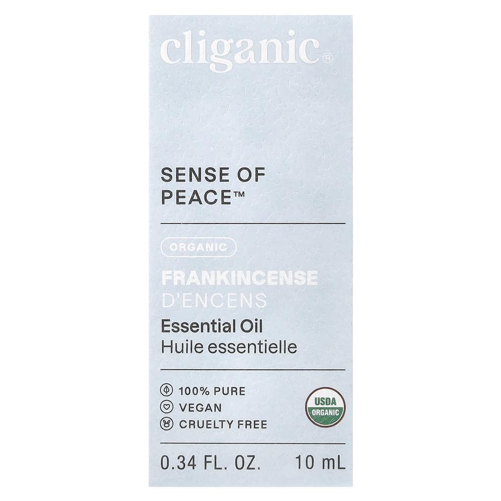 Cliganic Sense of Peace™, Organic Frankincense Essential Oil, 0.34 Fl Oz (10 Ml)