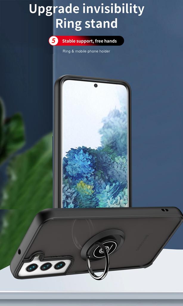 Чехол для телефона с защитой от падения для Samsung Galaxy A12 13 20S 21 33 32 42 52 21S 31 41 51 71 81 91 04 se 34 54 матовый чехол с магнитным кольцом