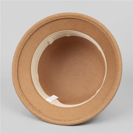 Женская зимняя шляпа-панама однотонная с искусственным жемчугом и цветочной отделкой, шляпа-ведро для активного отдыха, путешествий, повседневной носки