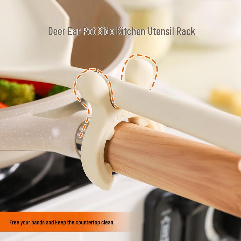 Deer Antler Silicone Utensil Rest