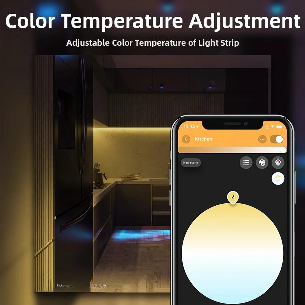 Умный светодиодный контроллер ДЛЯ ZIGBEE 3.0 5 в 1 RGB CCT RGBW Контроллер светодиодной ленты с поддержкой голосового управления и управления через приложение