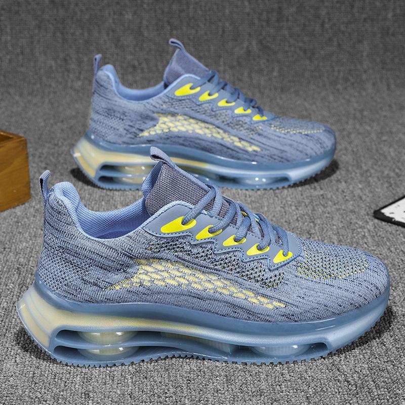 Мужские спортивные кроссовки с мягкой стелькой и низким верхом, сетчатый верх, для пеших прогулок и треккинга, легкие, дизайнерские, на распродаже, легкие мужские повседневные кроссовки