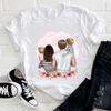 Women Clothing Cartoon Son Love Trend 90s Fashion Mama Mom Mother Summer Clothes Print Tshirt Female Tee Top Graphic T -Shirt