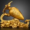 Good Luck Head Ornament Pure Copper Ruyi Money Yuanbao Auspicious Big Carrot Home Office Housewarming Gift