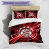 Bayern Munich Pattern Printed 3PCS Bedding Set Soft Skin-Friendly Washable Duvet Cover & Pillowcases Set All Season Bedroom