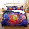 Комплект постельного белья Boho Mandala King Queen Chic Colorful Rustic Mandala Galaxy из полиэстера для девочек и женщин, наволочка