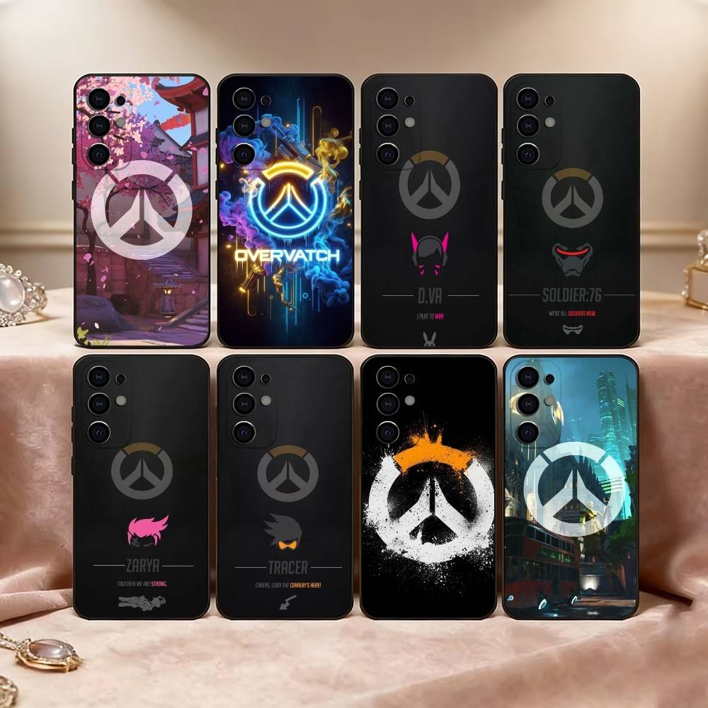 G-Game O-Overwatch Чехол для телефона Samsung S25, S24, S21, S22, S23, S30, Ultra, S20, Plus, Fe, Мягкий силиконовый черный чехол