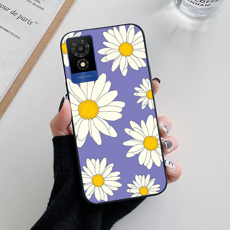 For TCL 501 Case Fashion Soft Silicone Back Cases for TCL 501 T433D Phone Cover TCL501 etui Fundas