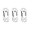 40 Pcs Silver Tone Metal Keyhole Hanger Fasteners for Picture Frames Hang Wall Indoor